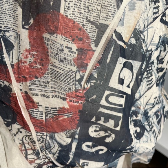 Vintage Guess Los Angeles Sheer Halter Blouse – Size Small - Picture 12 of 13